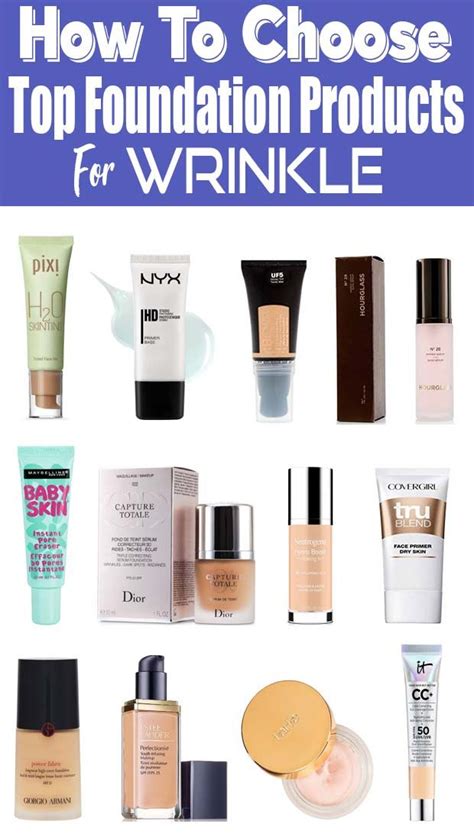 best drugstore foundation for wrinkles.